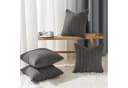 Topfinel Kissenbezug 4er Set 40x40cm Cord Samt Bild 4