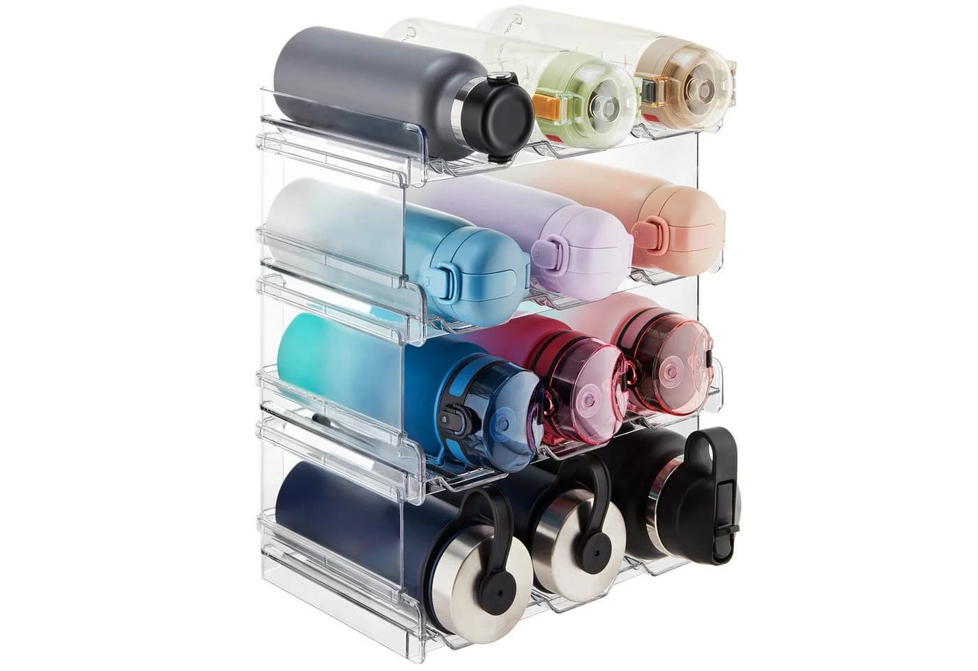 Lifewit Küchenorganizer-Set Stapelbarer Flaschenhalter - Bild 2