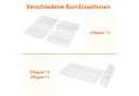 Lifewit Justierbarer Gewürzständer 8-tlg. Weiß Expandable Organizer Bild 3
