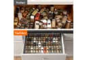 Lifewit Justierbarer Gewürzständer 8-tlg. Weiß Expandable Organizer Bild 5