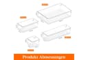Lifewit Make-Up Organizer 16-tlg. Klarer Kunststoff Bild 1