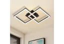 Nettlife LED Deckenleuchte Schwarz Modern 3000K 24W Geometrisch Bild 2