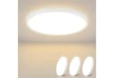 Nettlife LED Panel Deckenleuchte 17cm Warmweiß Kunststoff Bild 2