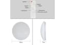 Nettlife LED Deckenleuchte Sternenhimmel Dimmbar mit Fernbedienung 28CM Bild 3