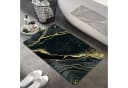 Tobil Badematte Premium rutschfest schnell trocknend Schwarz-Gold Bild 1