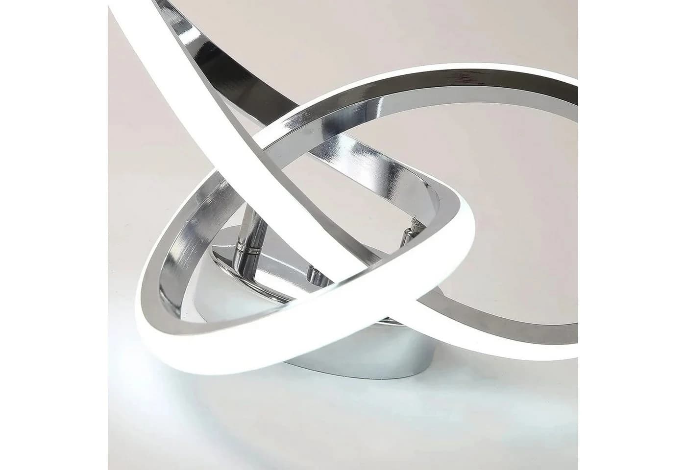 Riserva LED Deckenleuchte Kleeblatt Design Chrom 22W - Bild 4