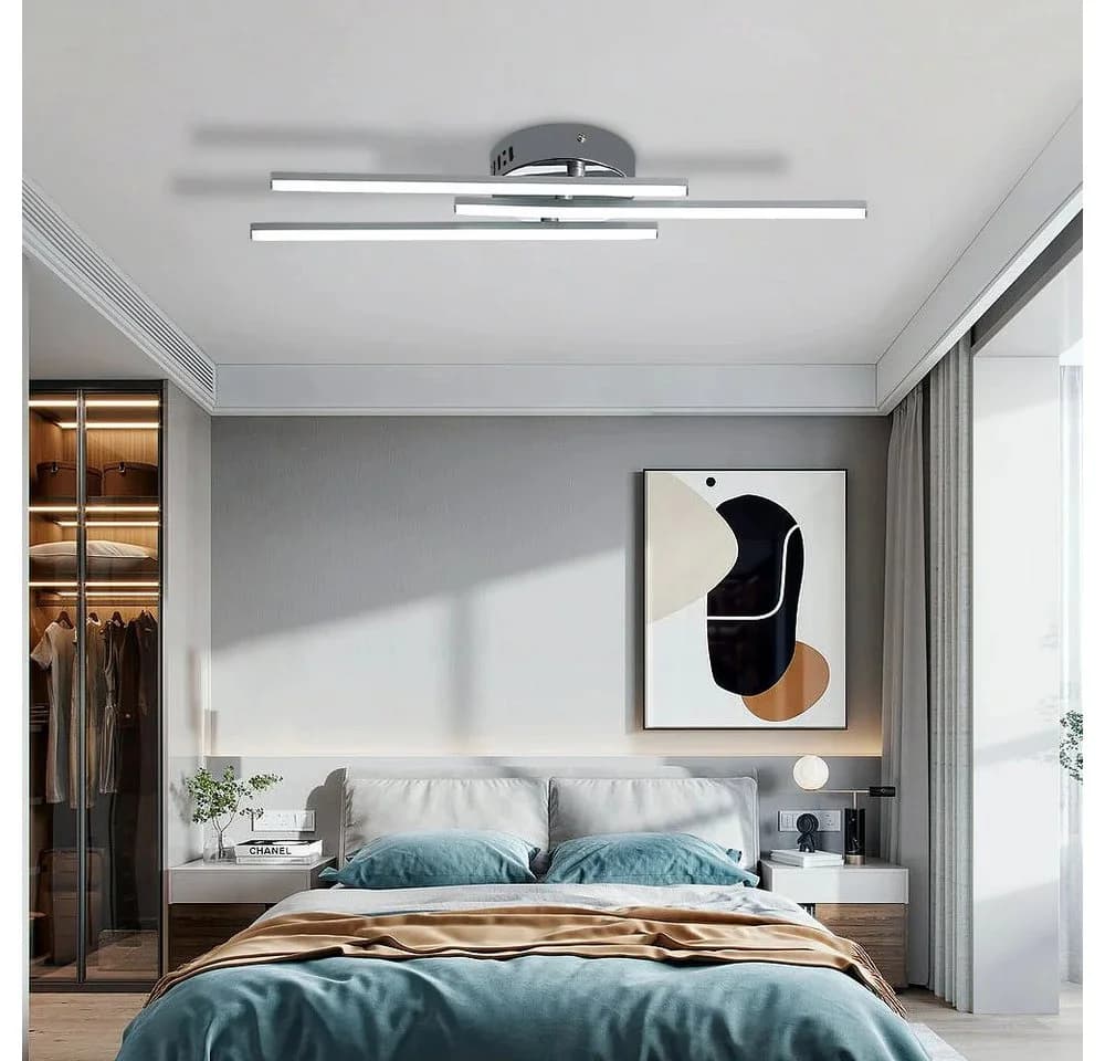 Riserva LED Deckenleuchte Silber 18W 6000K Modern - Bild 3
