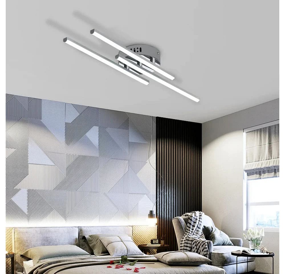Riserva LED Deckenleuchte Silber 18W 6000K Modern - Bild 4