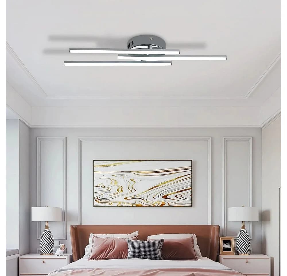 Riserva LED Deckenleuchte Silber 18W 6000K Modern - Bild 5