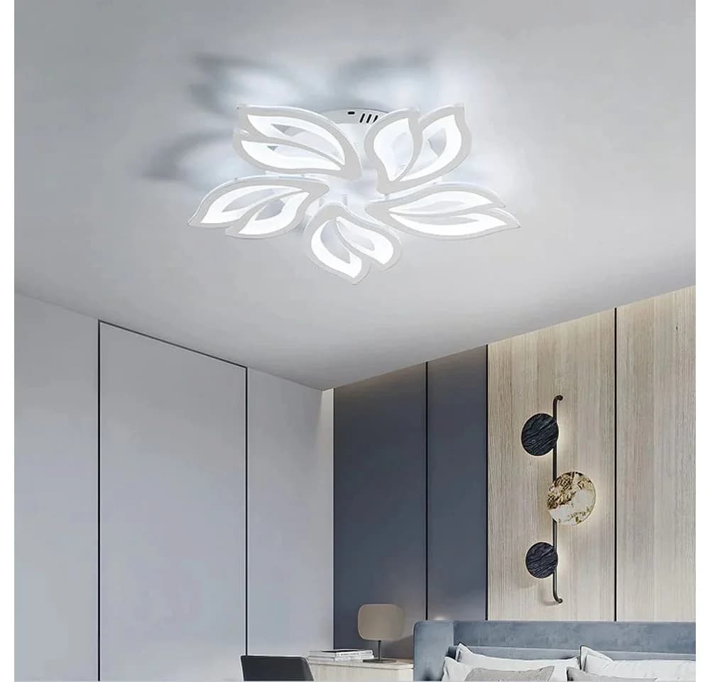 Riserva LED Deckenleuchte Blütenform 65W 6500K Weiß