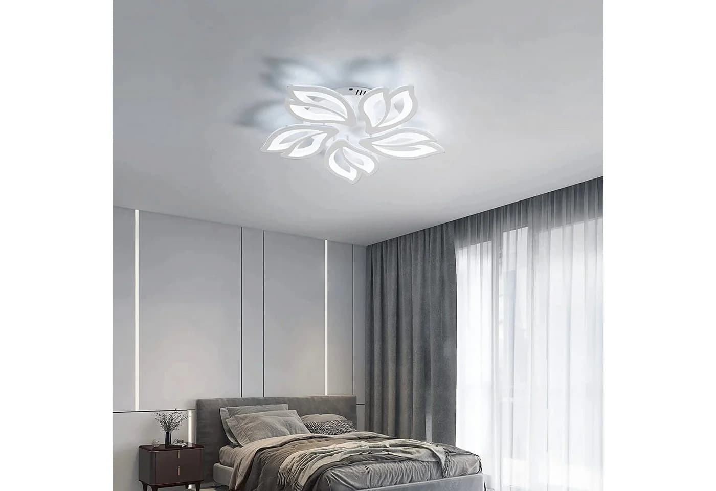 Riserva LED Deckenleuchte Blütenform 65W 6500K Weiß - Bild 4