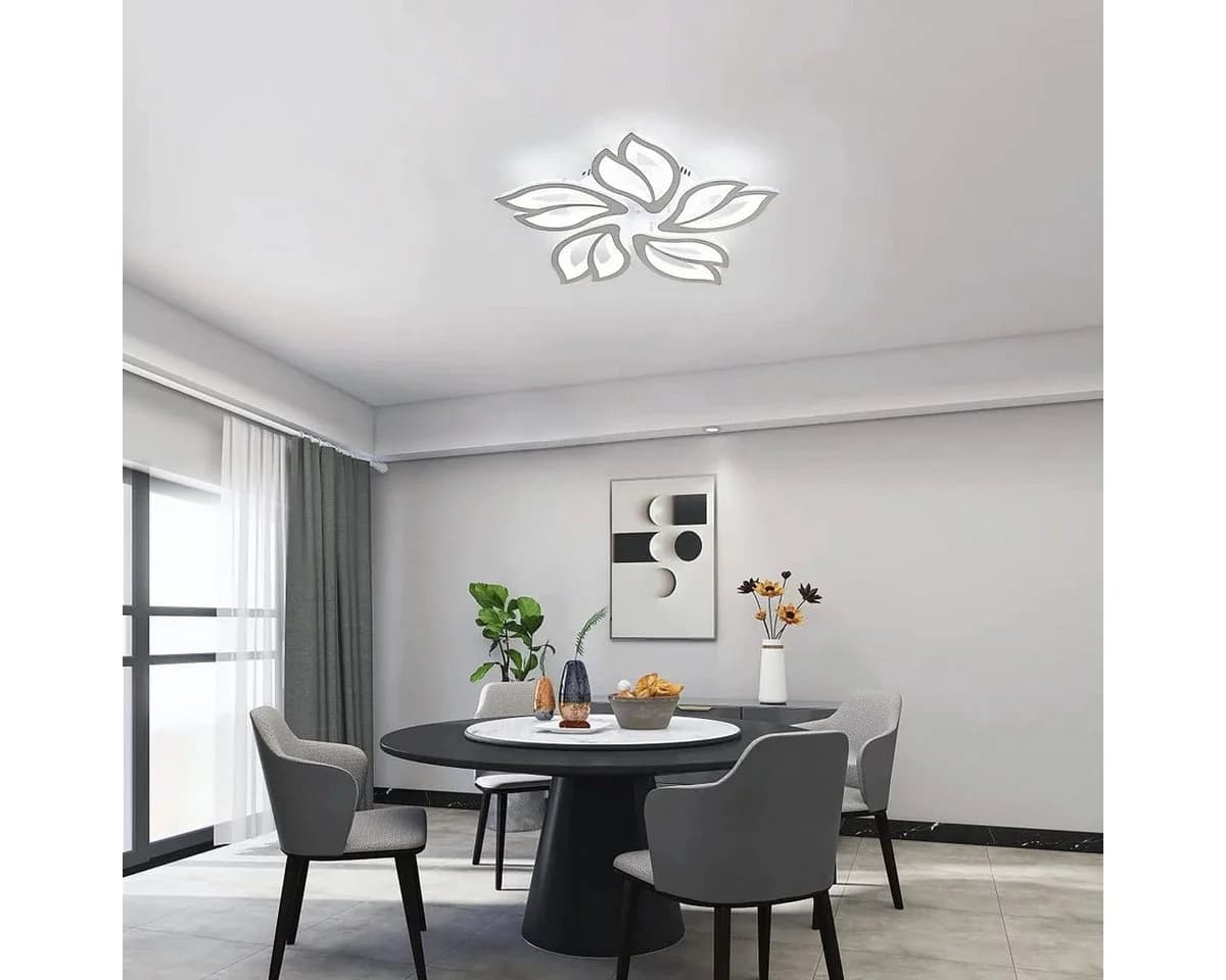 Riserva LED Deckenleuchte Blütenform 65W 6500K Weiß - Bild 5