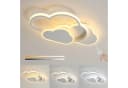 Riserva LED Deckenleuchte Wolken Design Weiß 32W Dimmbar mit Fernbedienung Bild 2