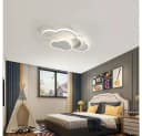 Riserva LED Deckenleuchte Wolken Design Weiß 32W Dimmbar mit Fernbedienung Bild 4
