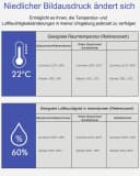 SinLaw Hygrometer 5er Raumthermometer, Luftfeuchtigkeitssensor Mini-Digital-Thermometer Bild 3