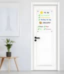 SinLaw Memoboard Mitteilungstafel mit 6 farbigen Stiften, Acryl-Mitteilungstafeln, trocken abwischbare Tafel Bild 3