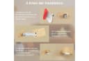 SinLaw LED Wandleuchte 360° drehbar Touch Control 3 Helligkeitsstufen Bild 3