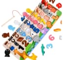 SinLaw Lernspielzeug 6 in 1 Montessori Puzzle Spielzeug Bunt Bild 2