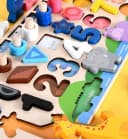 SinLaw Lernspielzeug 6 in 1 Montessori Puzzle Spielzeug Bunt Bild 4
