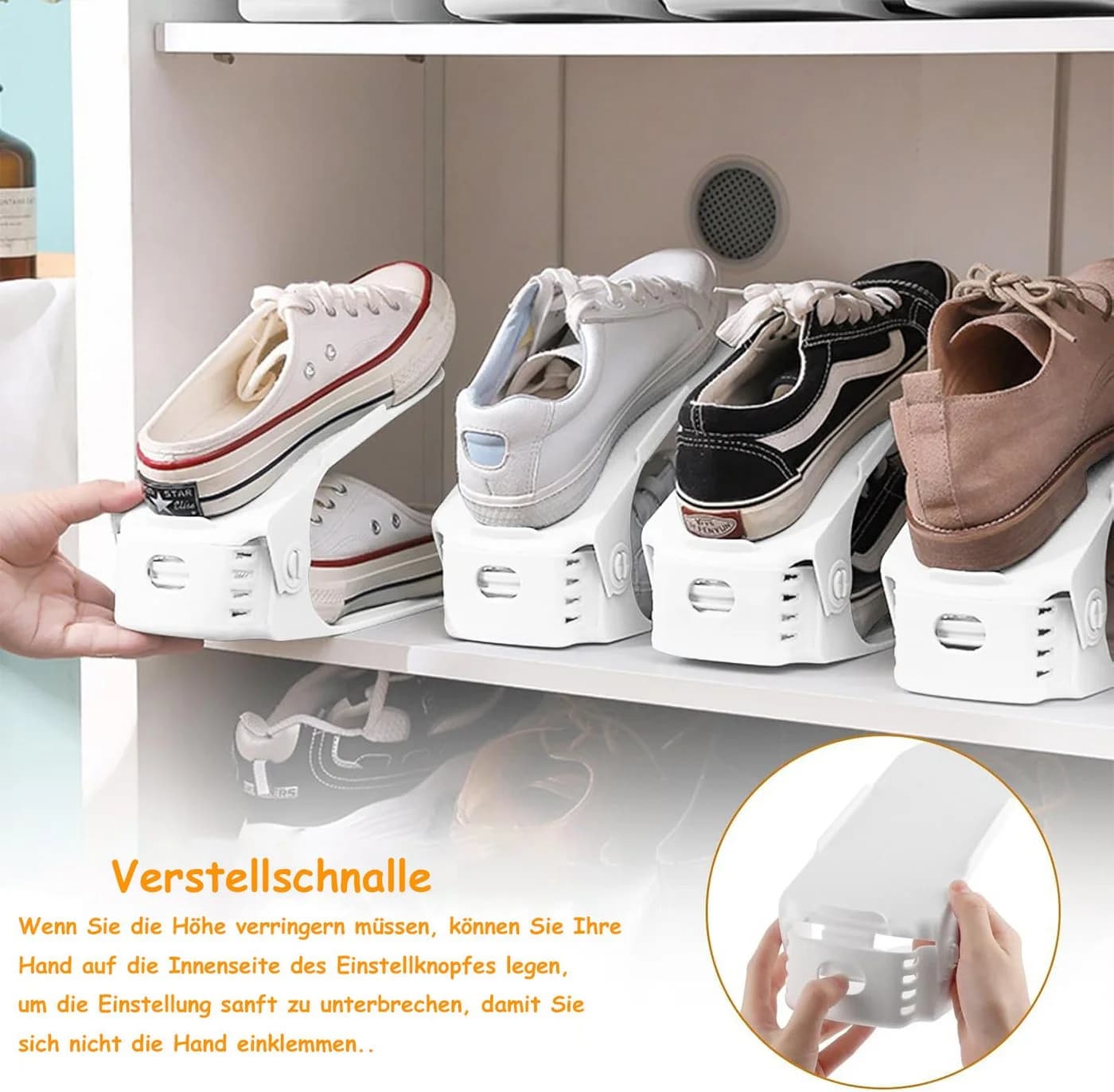 SinLaw Schuhstapler 5-teiliger Schuh-Organisator - Bild 5