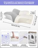 SinLaw Nackenstützkissen Memory Foam Orthopädisches Kissen für Nackenschmerzen Bild 3