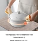 SinLaw Abwaschbares Tischset Beidseitig Rutschfest Hitzebeständig Grau 6er-Packung Bild 4