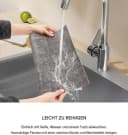 SinLaw Abwaschbares Tischset Beidseitig Rutschfest Hitzebeständig Grau 6er-Packung Bild 5