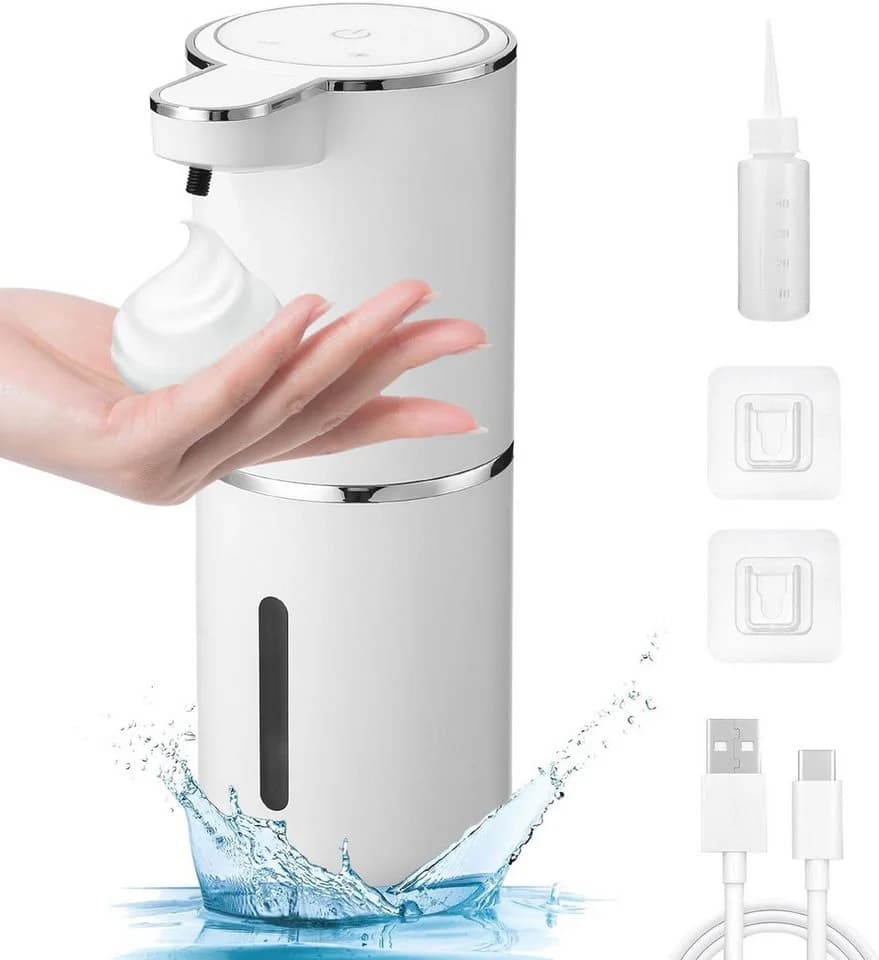 SinLaw Seifenspender Automatisch Berührungslos 380ml IPX5 Weiß - Bild 2