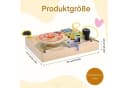 SinLaw Lernspielzeug Sensory wooden toy mit Lenkrad und LED-Lichtschalter, Lernspielzeug für Babys, perfektes Reisespielzeug und Geschenk Bild 3