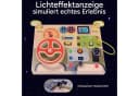 SinLaw Lernspielzeug Sensory wooden toy mit Lenkrad und LED-Lichtschalter, Lernspielzeug für Babys, perfektes Reisespielzeug und Geschenk Bild 5