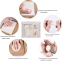 SinLaw Baby-Holzbilderrahmen mit 3 Stempelkissen Bild 1