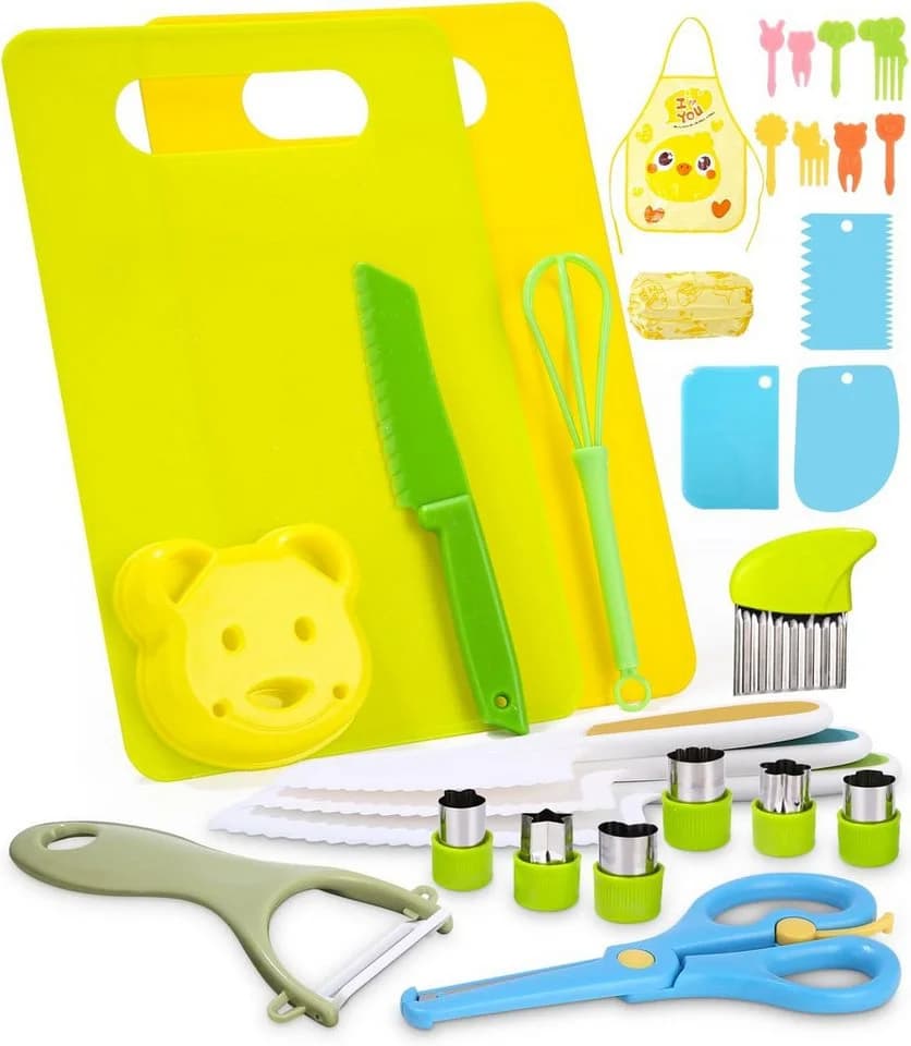SinLaw Kinder-Küchenset 32-tlg. Küchenmesserset für Kinder - Bild 2