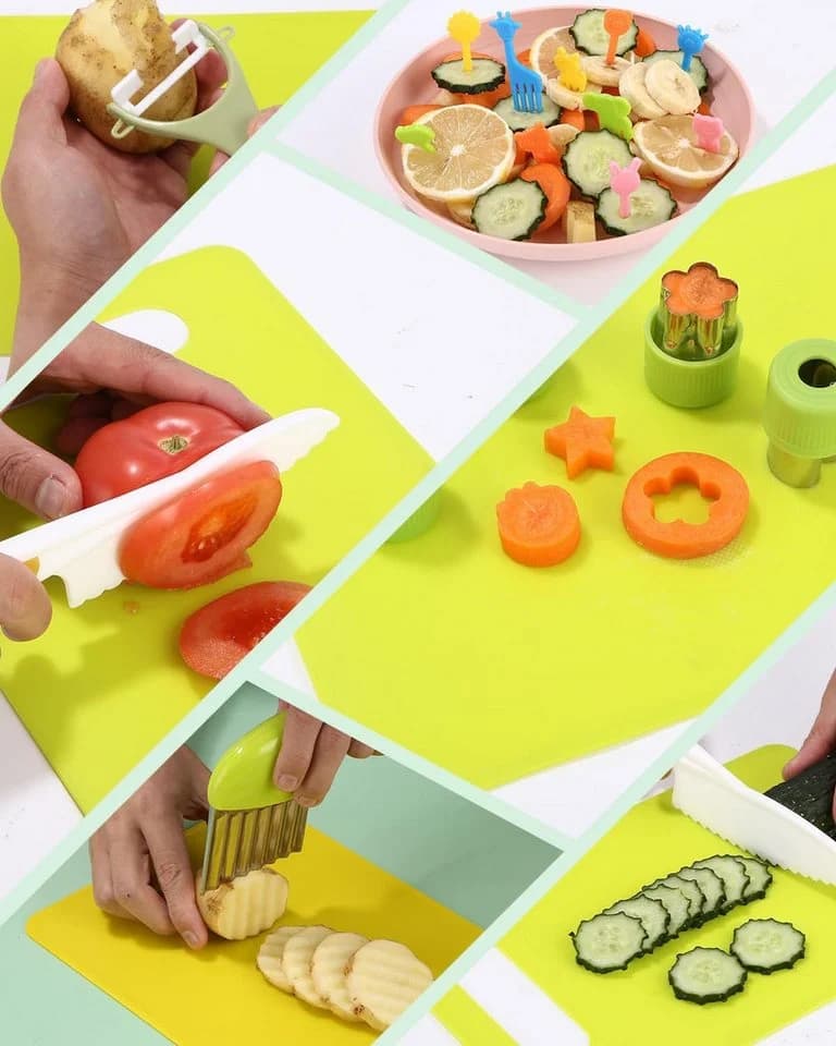 SinLaw Kinder-Küchenset 32-tlg. Küchenmesserset für Kinder - Bild 5