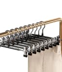 SinLaw Kleiderbügel Hosen 10-tlg. Metall Anti-Rutsch Bild 2