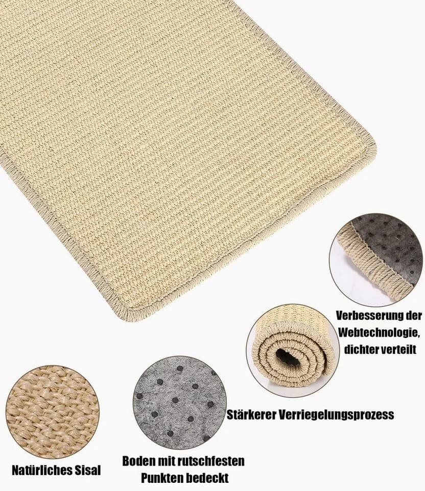 SinLaw Kratzmatte Katze Sisal Kratzmatte Möbel Fußmatte - Bild 4