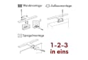 kalb LED Spiegelleuchte Badlampe Chrom Aluminium Bild 5