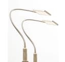 kalb Bettleuchte 2er Set LED Flexleuchte Messing matt warmweiß Bild 1