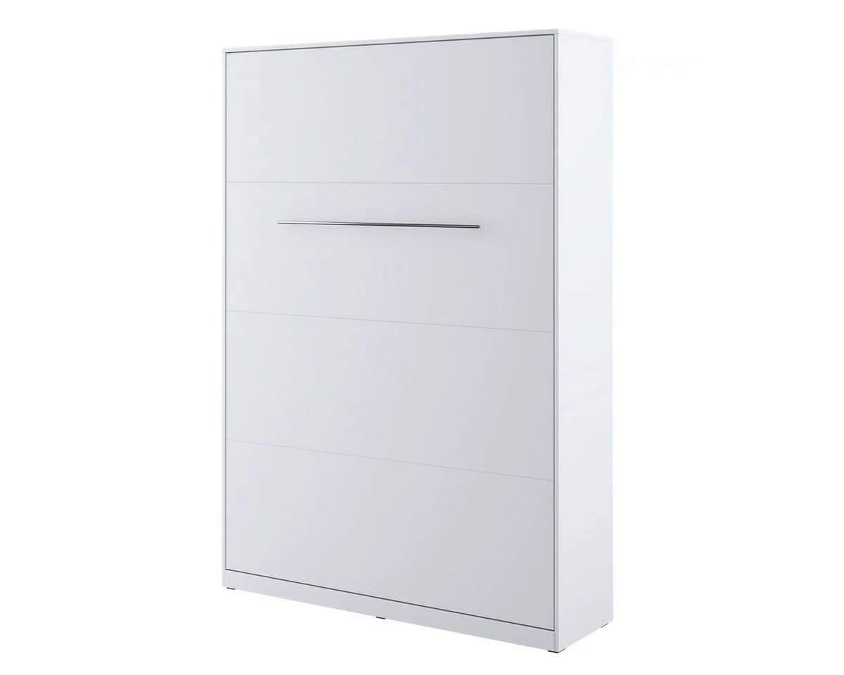 QMM TraumMöbel Schrankbett Wandbett 140x200 Weiß - Bild 3