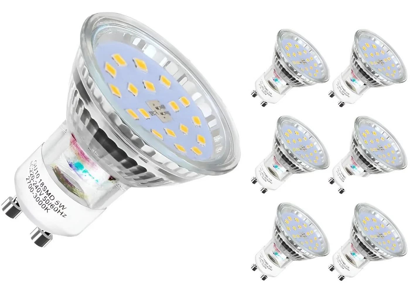 Dexnump LED Deckenspots GU10 Warmweiß Flimmerfrei - Bild 2
