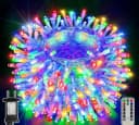 Ollny LED-Lichterkette 600-flammig 60m 8 Lichtmodi Timer & Memory IP44 Schutzklasse Bild 2