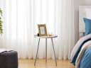 Diyarts Beistelltisch Metall Couchtisch Rund Schutzrand Skandinavischer Stil Bild 5