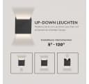 Diyarts LED Wandleuchte Außen Weiß 5W IP65 Bild 4