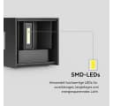 Diyarts LED Wandleuchte Außen Weiß 5W IP65 Bild 5