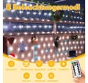 Ollny LED-Lichternetz 200-flammig Wasserdicht Timer Dimmfunktion Kaltweiß Bild 1
