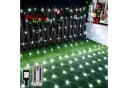 Ollny LED-Lichternetz 200-flammig Wasserdicht Timer Dimmfunktion Kaltweiß Bild 2