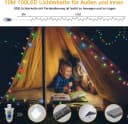 Ollny LED-Lichterkette 100-flammig 4-in-1 Farbmodi USB-betrieben Wasserdicht Bild 3
