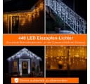Diyarts LED-Lichternetz 440-flammig 15,75m Warmweiß & Kaltweiß 11 Modi Timer Fernbedienung Bild 5
