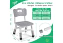 TLGREEN Kindersitzgruppe Kinder Schreibtischstuhl Höhenverstellbar Grau Bild 3