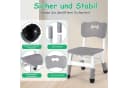 TLGREEN Kindersitzgruppe Kinder Schreibtischstuhl Höhenverstellbar Grau Bild 4
