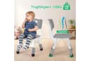 TLGREEN Kindersitzgruppe Kinder Schreibtischstuhl Höhenverstellbar Grau Bild 5